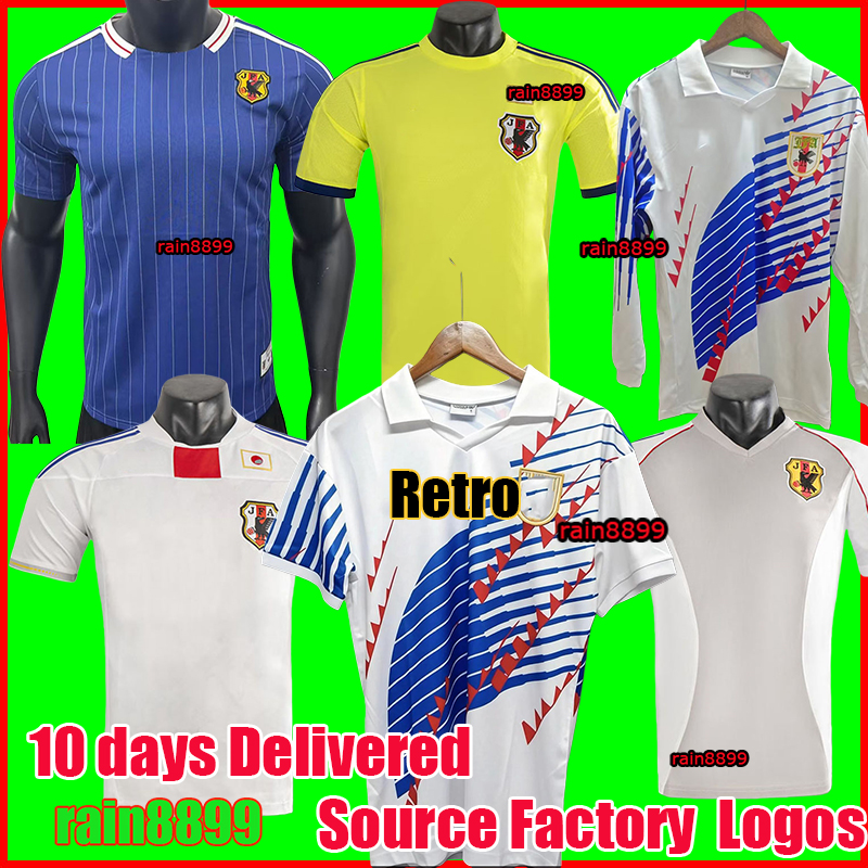 Reteo Japan NAKATA Retro Mens Soccer Jerseys National Team NAKAMURA OGURO KAWAGUCHI Home Away Long Sleeves Vintage Football Shirts Uniforms