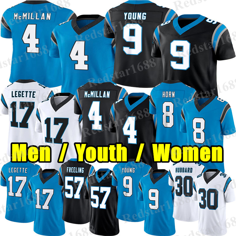 Panthersjersey Carolina Football Jersey Tetairoa McMillan Bryce Young Xavier Legette Monroe Freeling Jaycee Horn Chuba Hubbard Lee Hunter Jonathon B