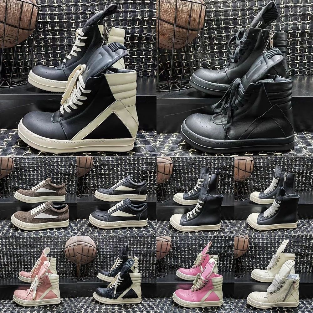 Designer Casual Shoes Bottes Hommes Femmes Geobasket Baskets Van Formateurs Bottes en cuir haut de gamme Semelle en caoutchouc Chaussures de toil