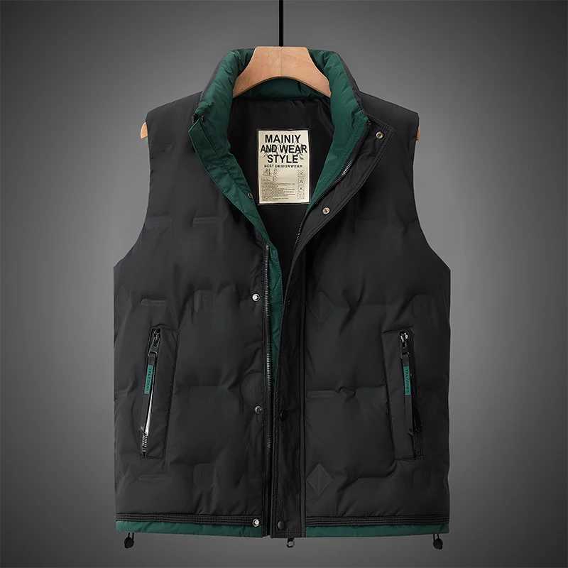 Winter Fashion Casual Men Down Vests Comfortable Warm White Duck Down Waistcoat Trend All-match Slveless Jacket High Quty Q260806 Q260917