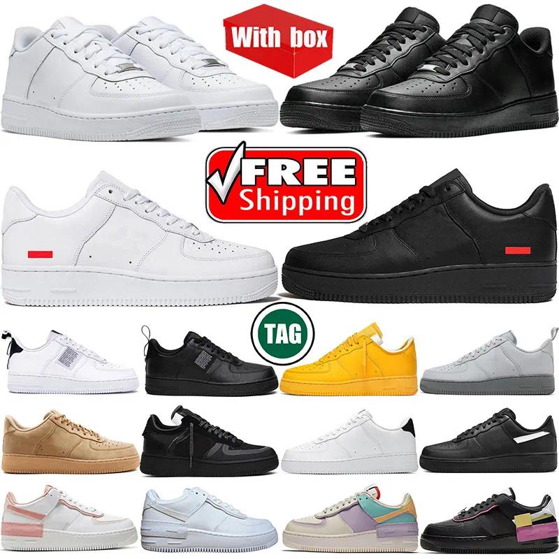 Free shipping With box designer trainers casual shoes low for men women platform triple white black outdoor sports runner womans mans running shoe t