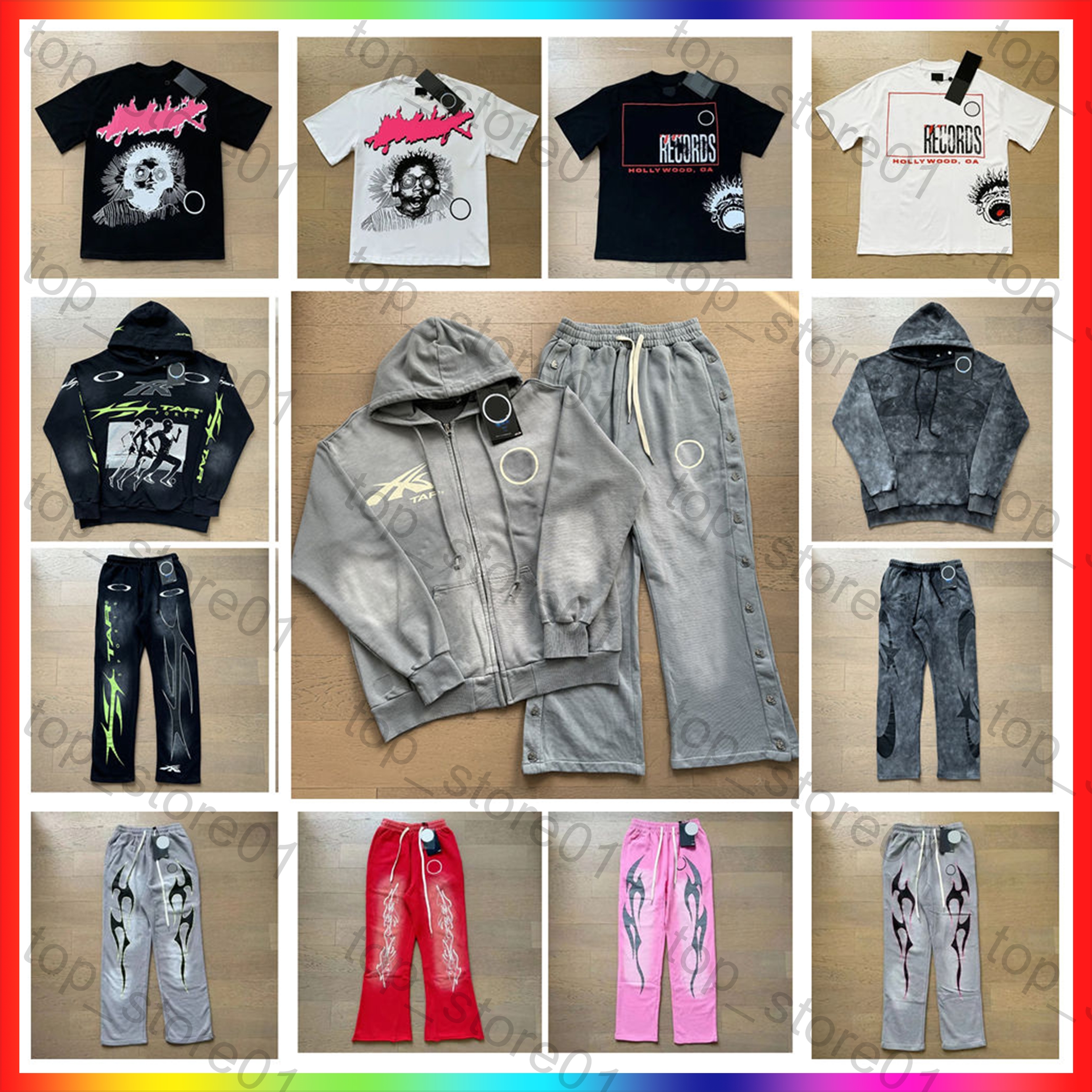Avec NFC Designer Hoodie Homme Mode Qualité Miroir Hell Graphic T Shirt Survêtement Pull Hip Hop Street Rétro Alphabet Print Hoodie 01