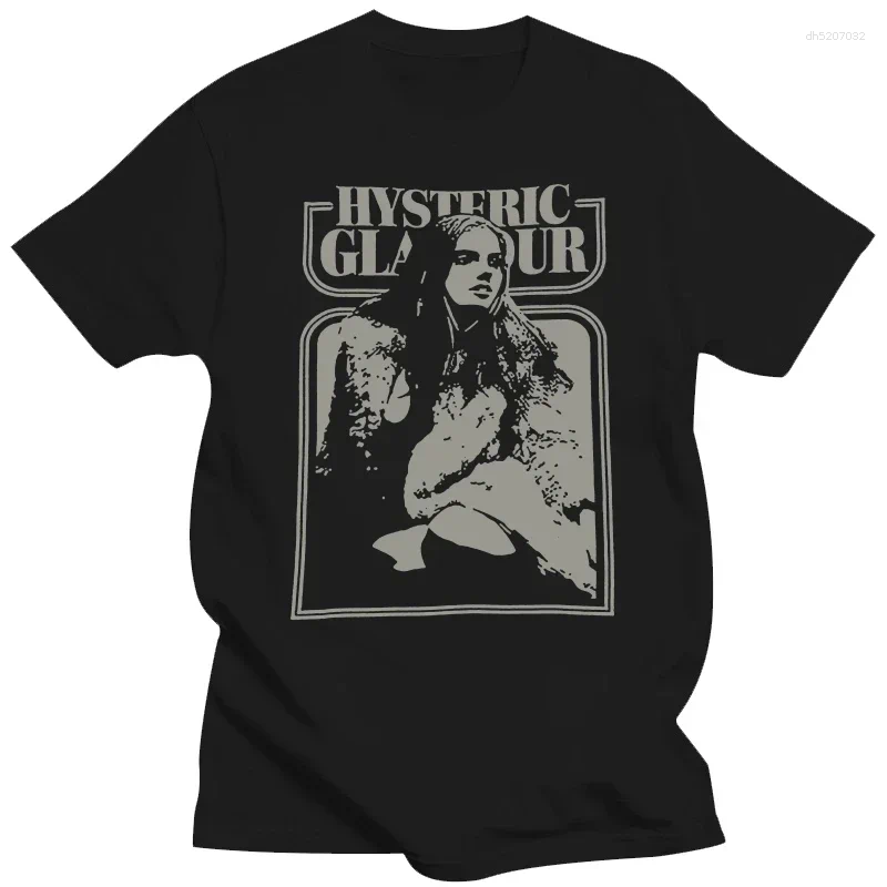 Men's T Shirts Hysteric Glamour Printed T-shirt Man Women Cotton T-shirts 2026 Summer Clothing Tops High Quality Streetwear