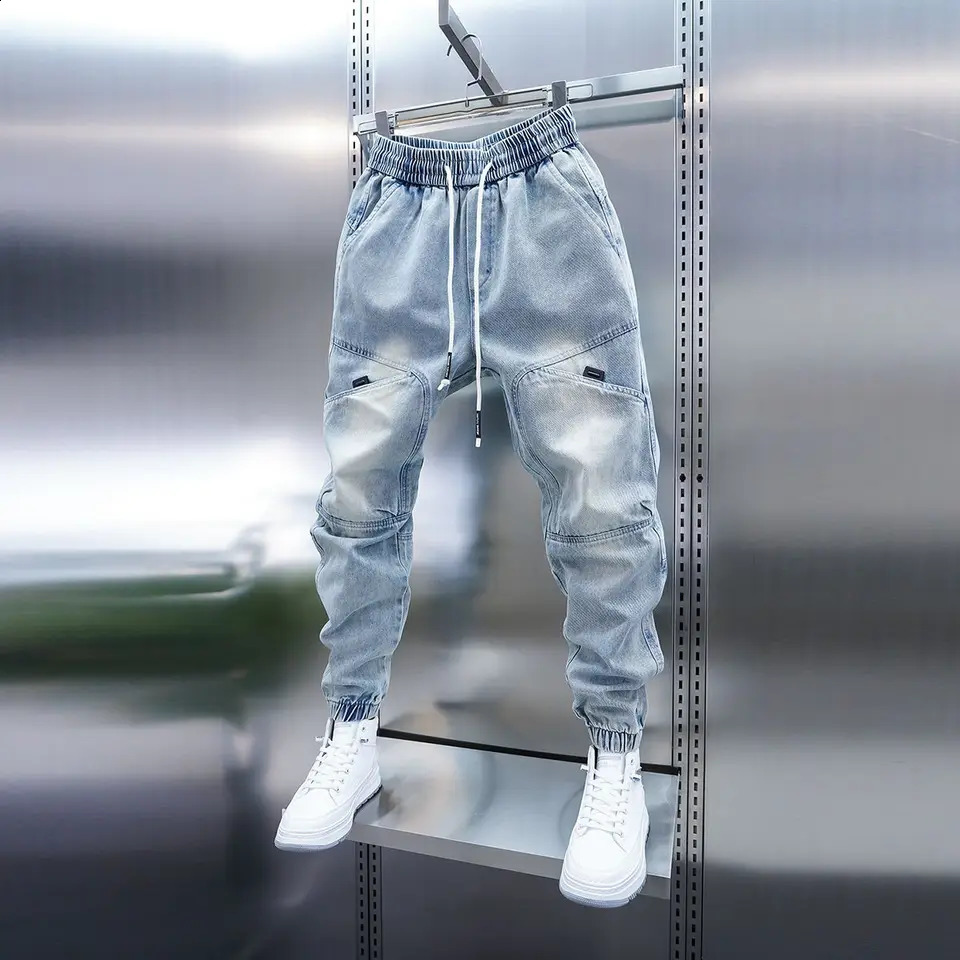 Fashion Spring and Summer Harem Jeans Outdoor Casual Thin Pants y Mens Clothing 260806
