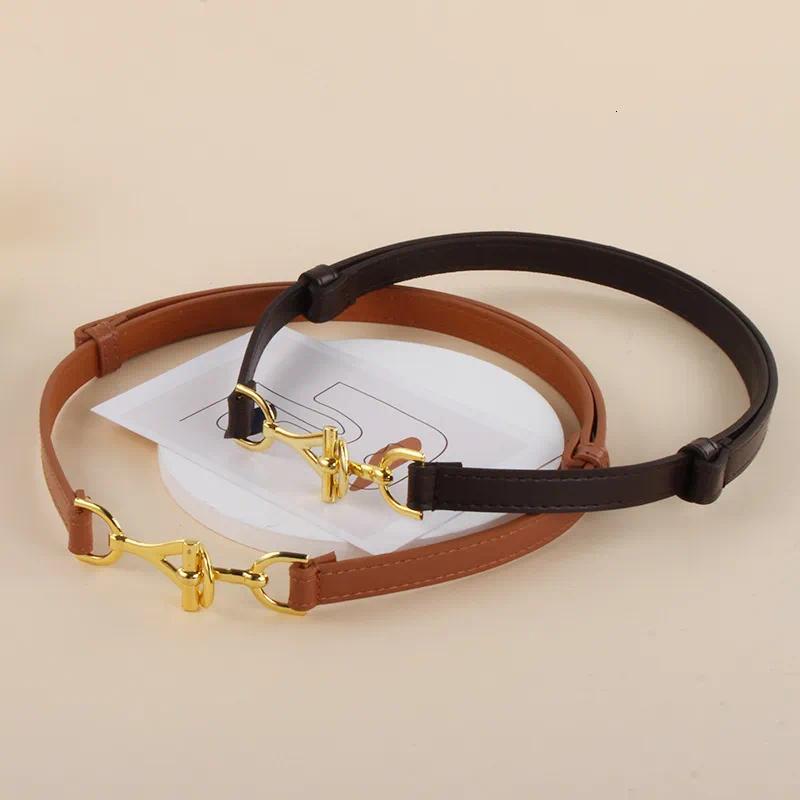 Ceinture de marque luxueuse pour femmes, robe décorative fine, simple et à la mode, polyvalente, jupe, pull, petite ceinture pour femmes