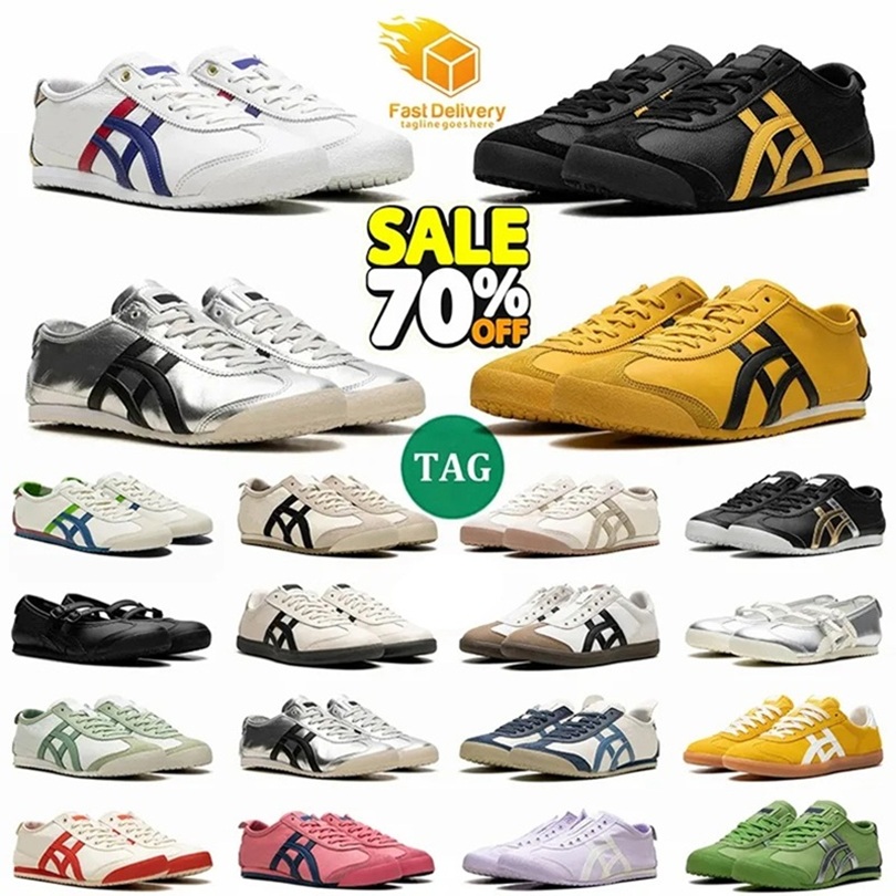 Designer Tiger Sneakers Mens Womens Casual Mexico 66 Bill Sier Pink Birch Peacoat Tokuten Black White Blue Red Grass Vintage Leather Lows Outdoor Wa