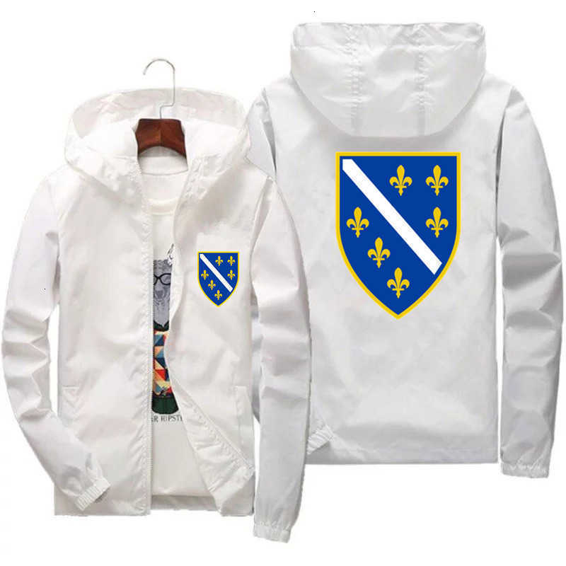 Men Women Bosnia And Herzegovina Flag Windbreaker Bomber Jacket Gift Casual Jackets Male Coat Men's Outwear Clothing 7XLT260806