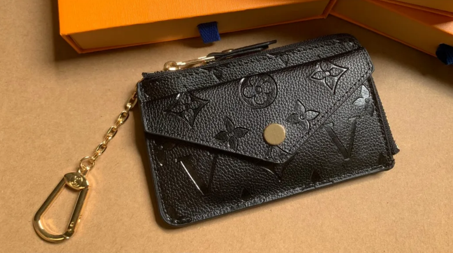 10A Top quality Designer Bag Luxury Bag Shoulder Bag RECTO VERSO Leather Fashion Womens Mini Zippy Organizer Wallet Coin Purse Belt Charm Key Pouch