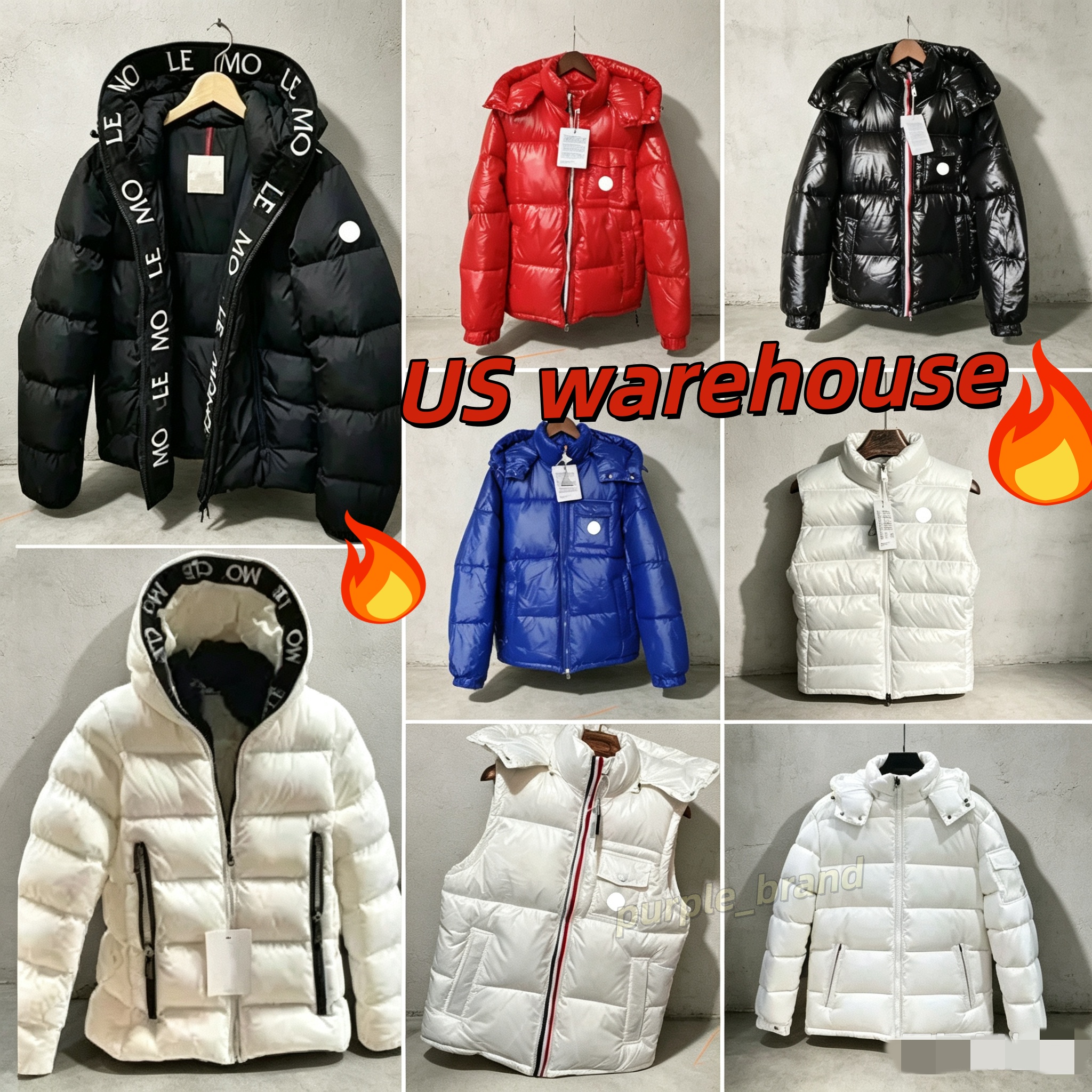 Men's Designer Jacket Winter Warm Windproof Down Jacket Shiny Matte Material M-5XL Couple New Fashion Designer Canadian Parkas
