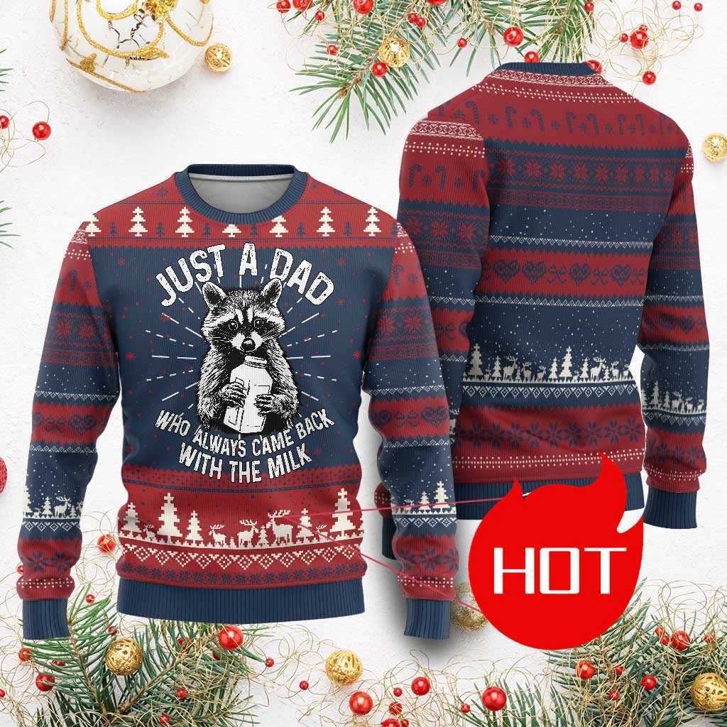 2026 Funny Raccoon Ugly Christmas Sweater Men 3d Printing Animal Jumper Sweater Family Xmas Holiday Merry Christmas Sweatshirts L260807WTDA