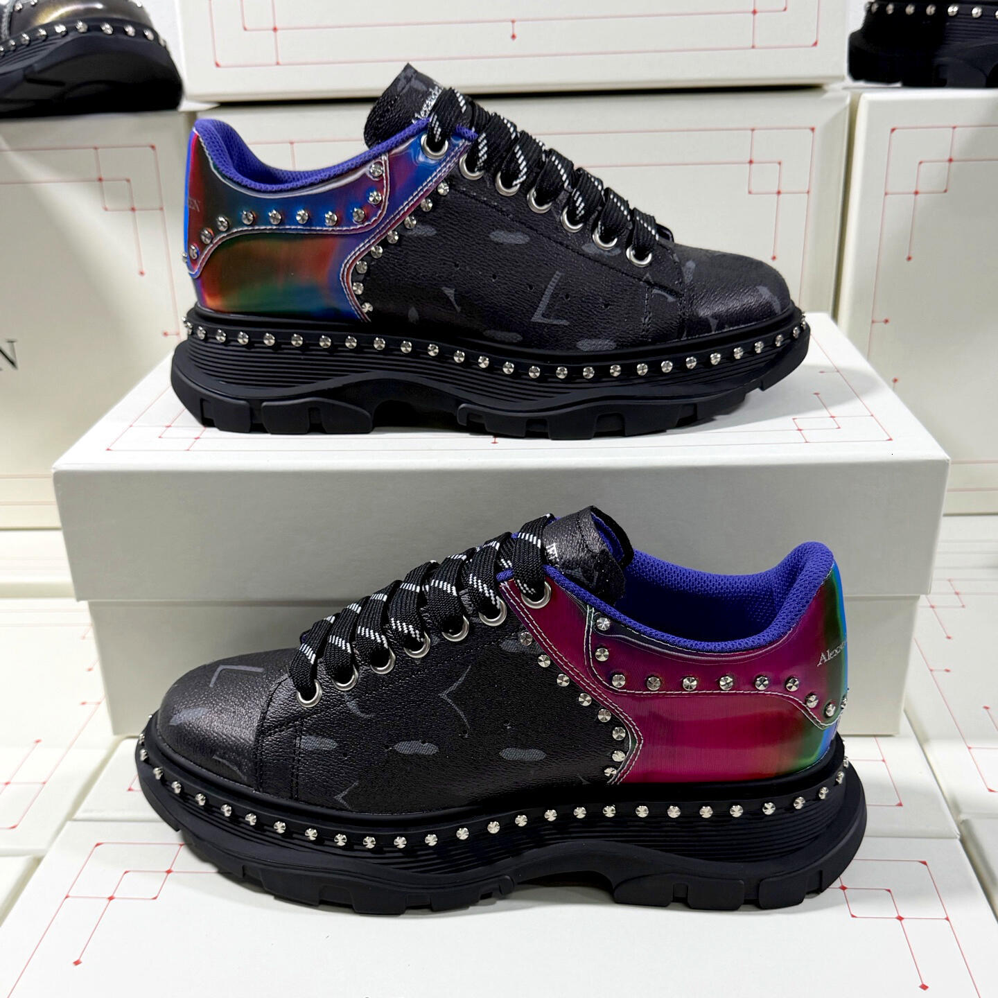 Designer trainer white shoes 2026ss New casual shoe dress Genuine Leather loafer platform basketball sneaker luxury men women Outdoor Summer rhinest