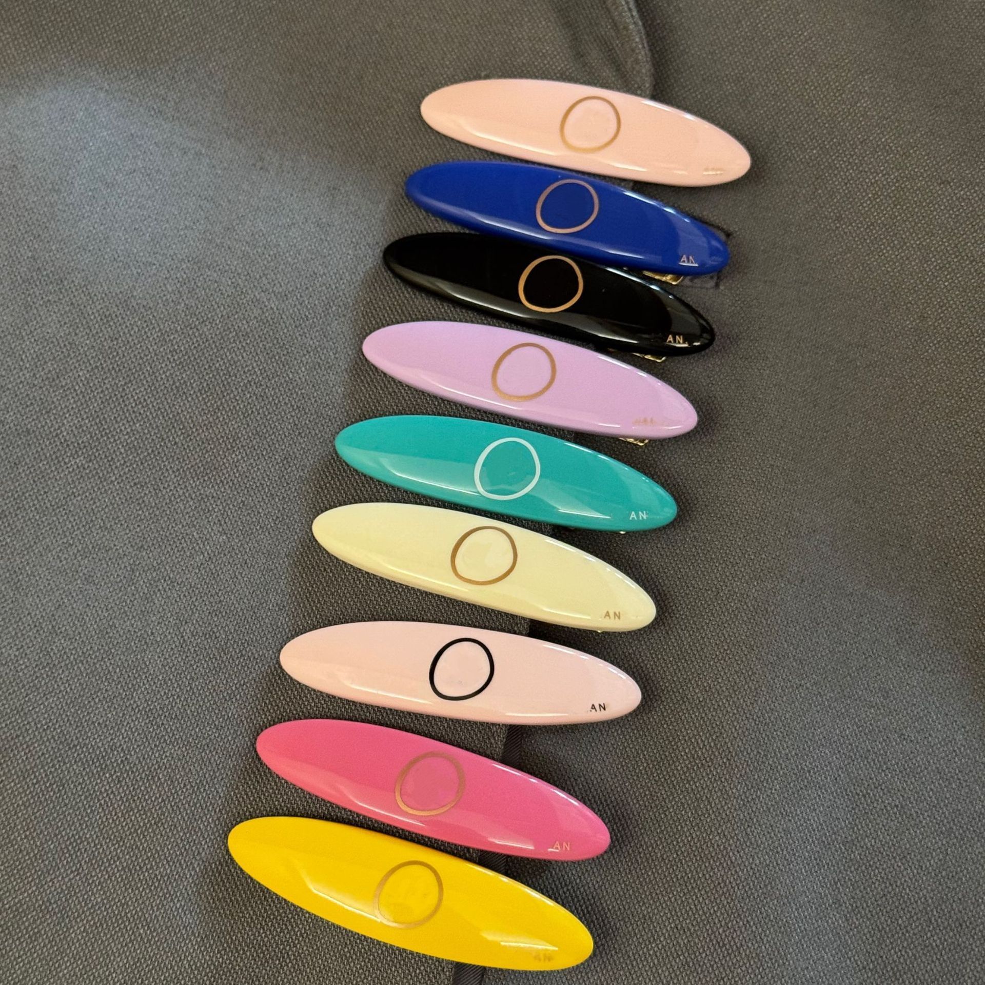 European and American Style Popular on Xiaohongshu Colorful Summer Dopamine High-Quality New Wholesale Women's Hair Accessories Side Clips