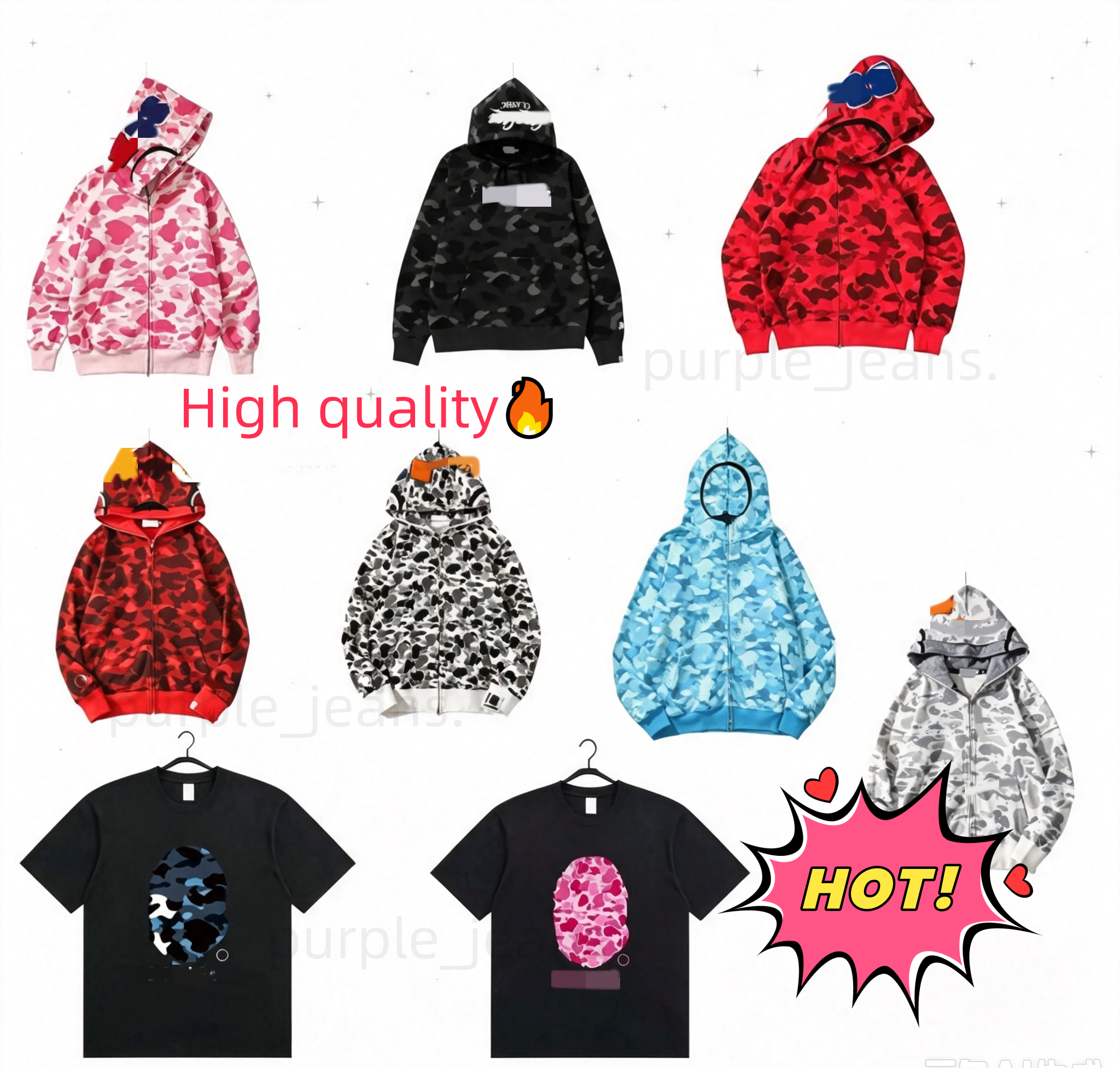 Hoody Mens Sweater Hoodie Shark Unisex Hoodies Gradient Tie Dye Long Sleeves Soft Cotton Pullover Designaer Hooded Sweatashirt Flame Parint Hoodie 8