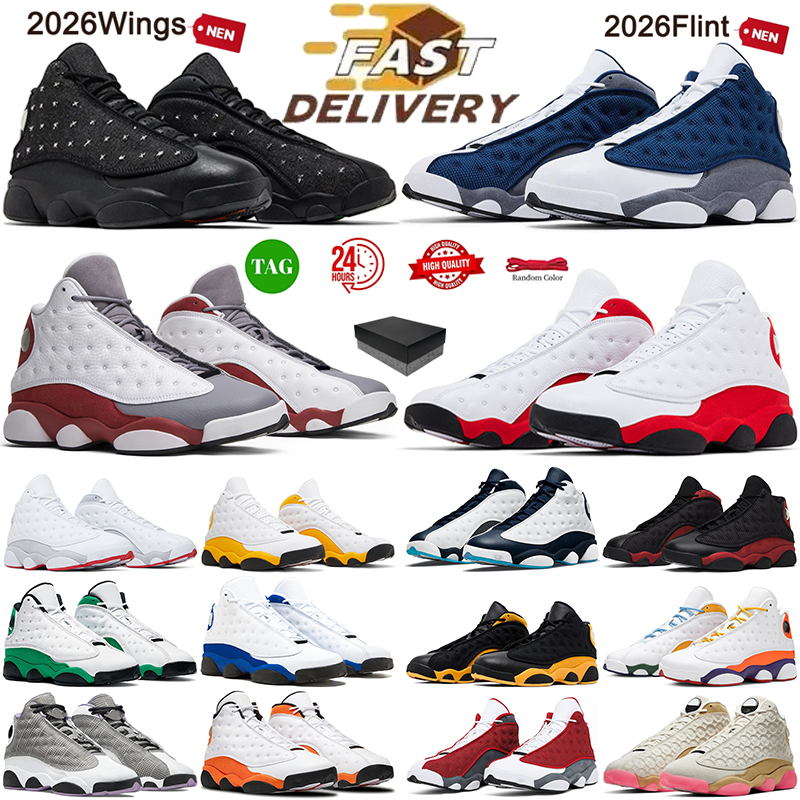 Designer 13 13s Basketball Shoes Chicago 2026 Black Cat Playoffs Flint Wings Wheat Del Sol Obsidian Hyper Royal Ray Allen Starfish Pandas Unisex Wit