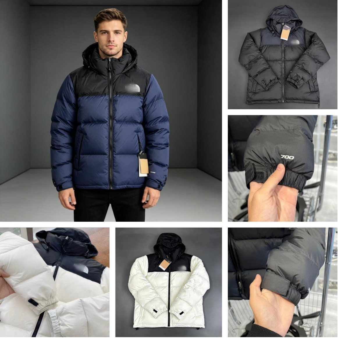 Nothlyfacee700 puffer jacket Men jacket Down Jackets Coats Designer puffer Peak Purple Unisex Long Sleeve Zipper 700 Winter Puffer Jacket Water- Fin