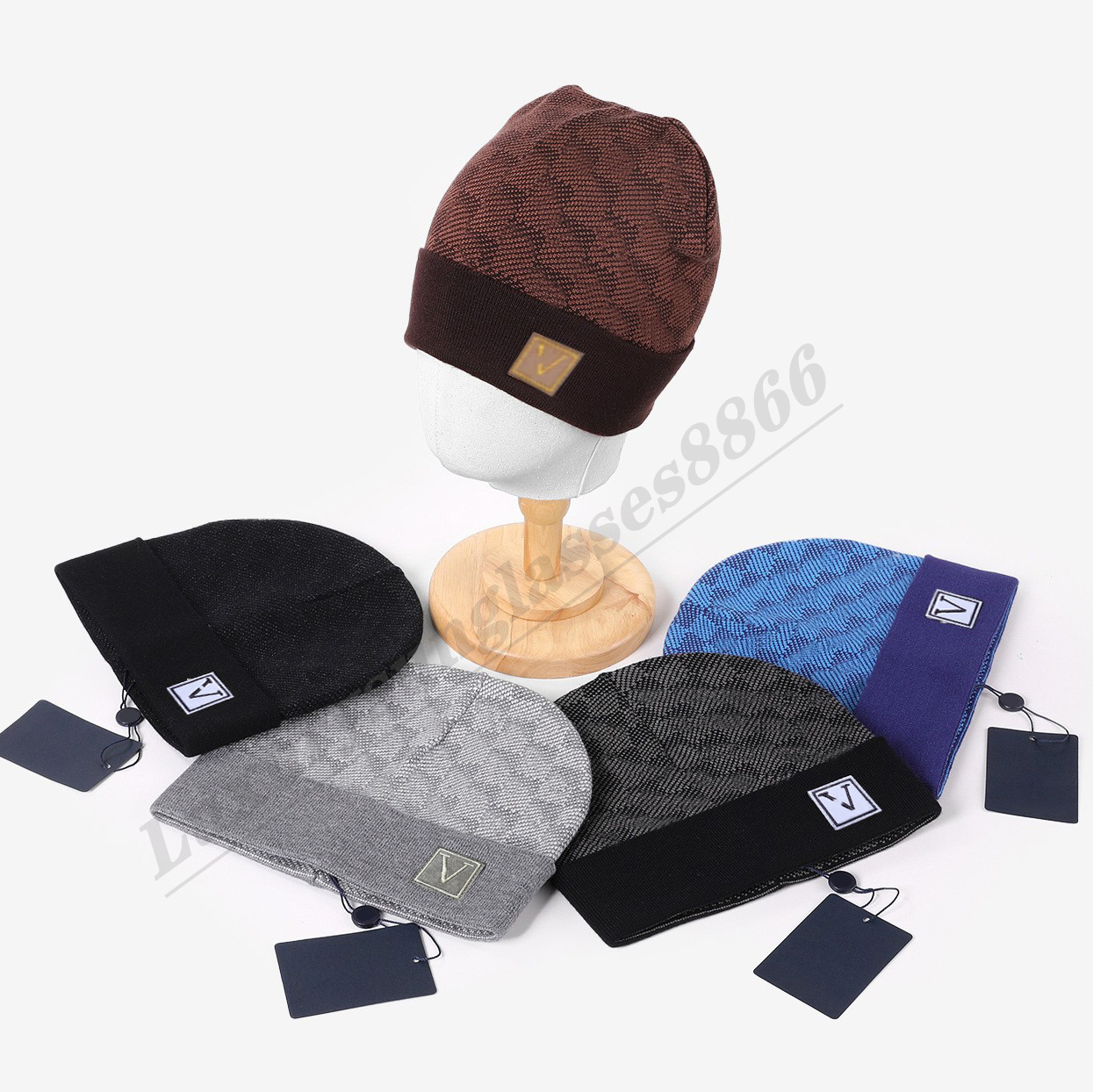 classic Designer louiisse beanie fashionable checked bonnet hats for men womens travel skiing casual outdoor knitted hat beanie