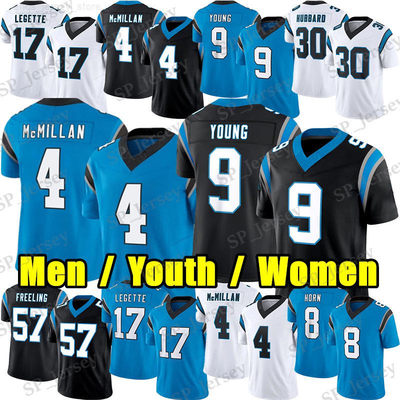 Panthersjersey Carolina Football Jersey Tetairoa McMillan Bryce Young Xavier Legette Monroe Freeling Jaycee Horn Chuba Hubbard Lee Hunter Jonathon B
