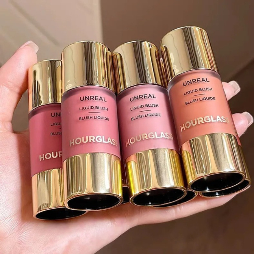 Hourglass Liquid Blush 10.3Ml Face Cheek Makeup Long Lasting Unreal Blush Liquide Moment Vision Scene Craft Future Imagine Whim Zz.V1.4E