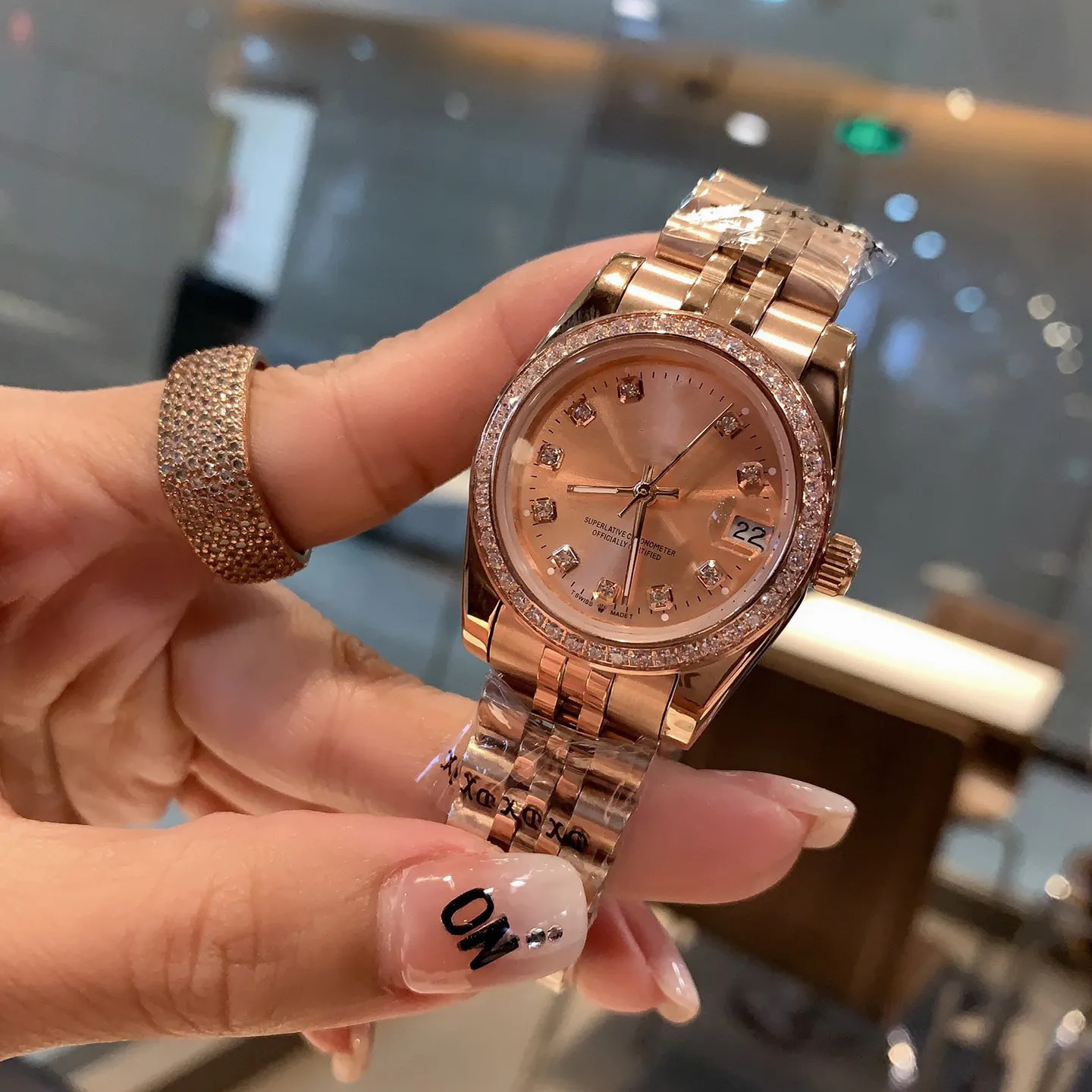 watch watches watches men high-end luxury high-quality Wall Clocks Super Silent Luxury Tonneau Dial TileMetal Modern Designer Business Casual Pre