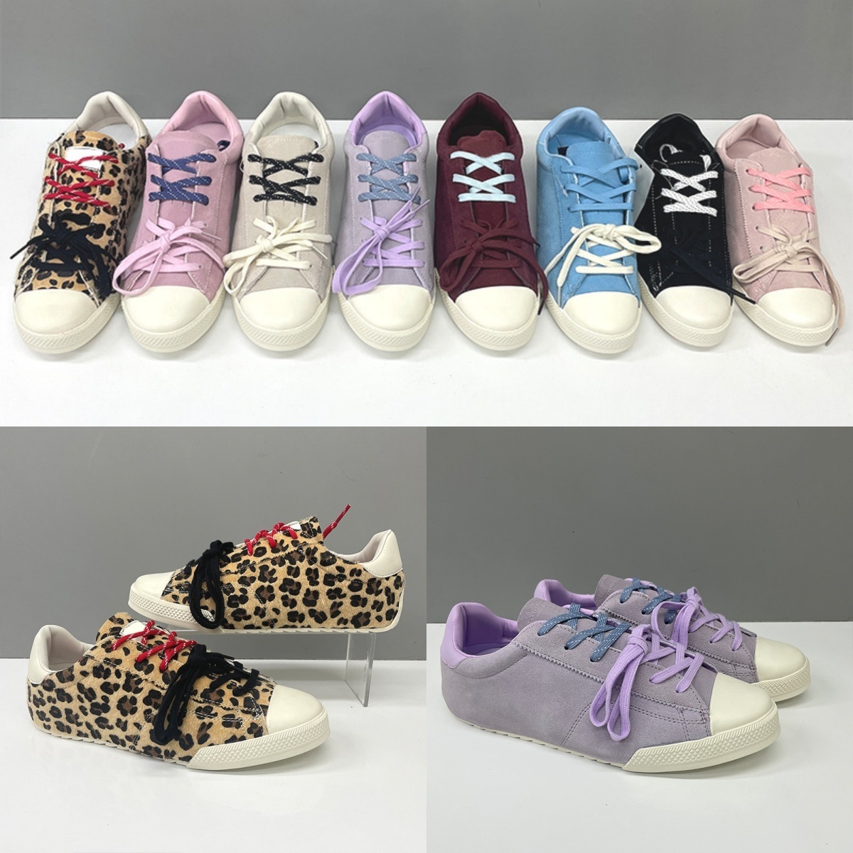 New Designer Chucks Taylors Suede Shoes Colorful Men Women Flat Casual Sneakers Double Laces Skate Shoes casual shoes Couple Fashion Trainers Daily