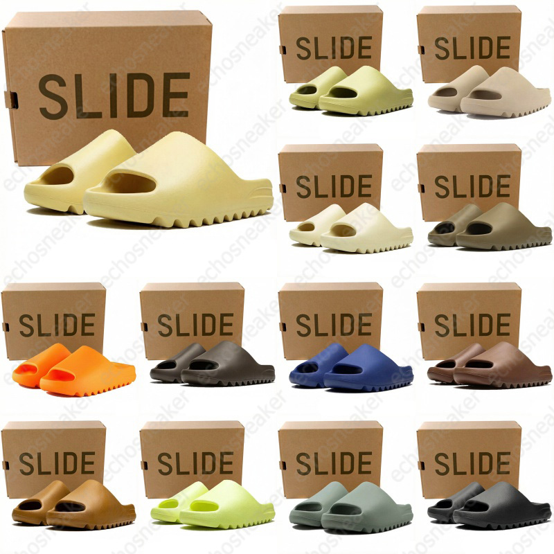 Ready Stock with box designer slides slippers sandals clogs sliders for men women Onyx Bone Desert Sand Resin sandal sandles mules slipper flip flop