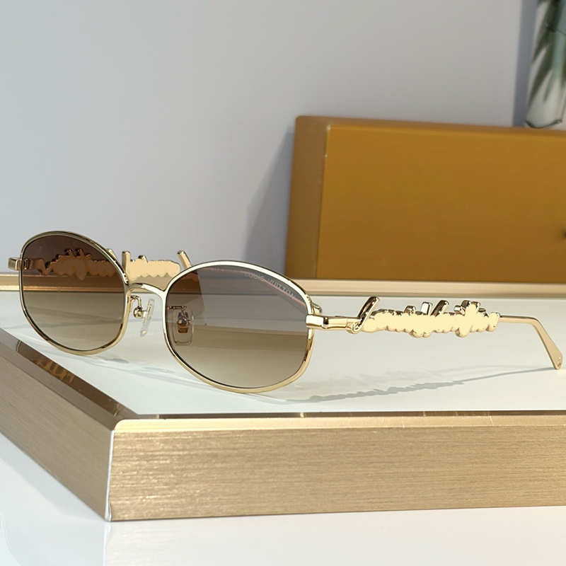 Womens Designer sunglasses SCRIPT METAL ROUND Sunglasses Men Z3193U Luxury Glasses High Quality UV400 With Box