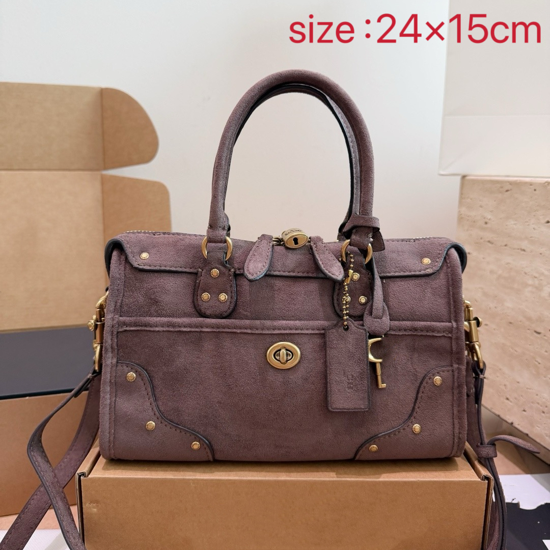 Designer new Rhyder Satchel motorcycle bag handbag crossbody bag shoulder bag leather High-quality hardware accessories design fashion bag