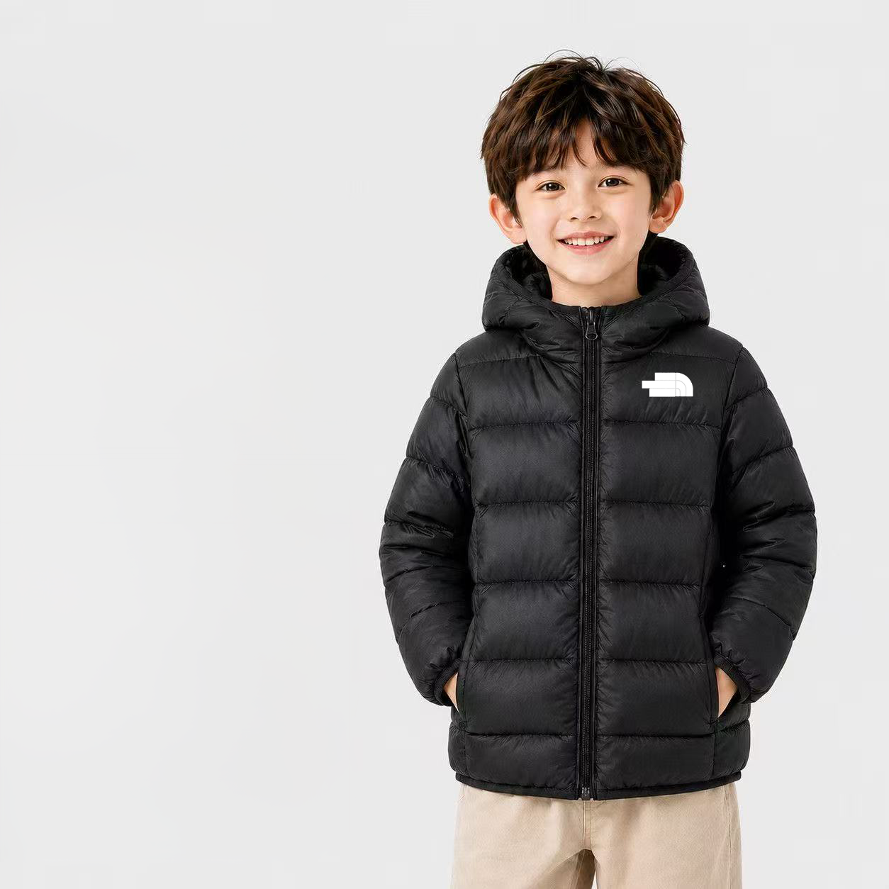 kids jacket Coat designer Winter Jacket Boys Girls Outdoor Down Hooded Warm Parka Black Puffer Jackets Letter Print Clothing Outwear Windbreaker dan
