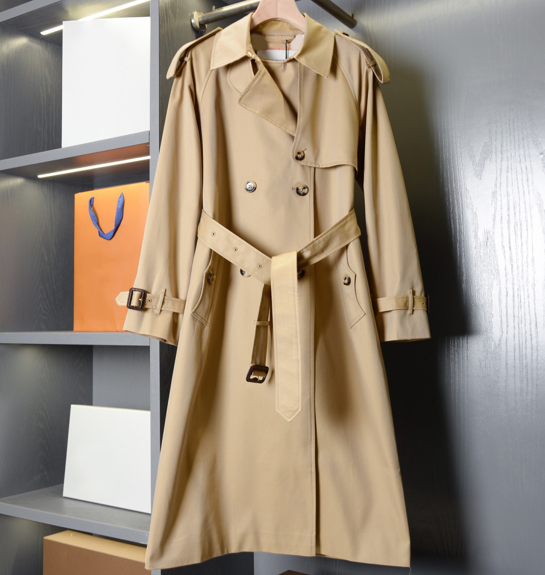 (Commandez par photo en opt, pas par desc) Printemps Automne Simple Trench Court pour Femmes Haut de gamme Style Coréen Double Boutonnage À Lacet