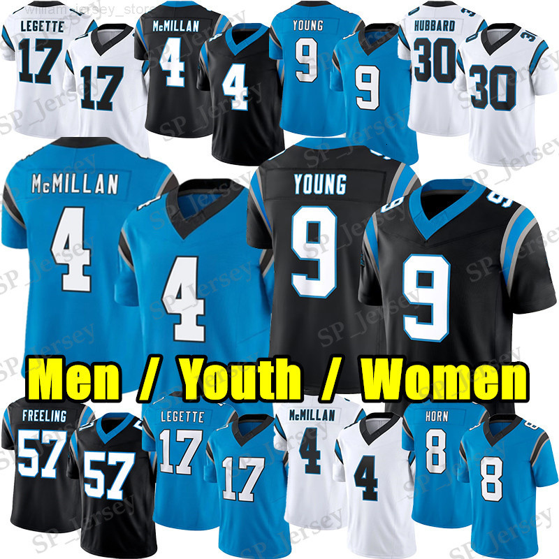 Panthersjersey Carolina Football Jersey Tetairoa McMillan Bryce Young Xavier Legette Monroe Freeling Jaycee Horn Chuba Hubbard Lee Hunter Jonathon B