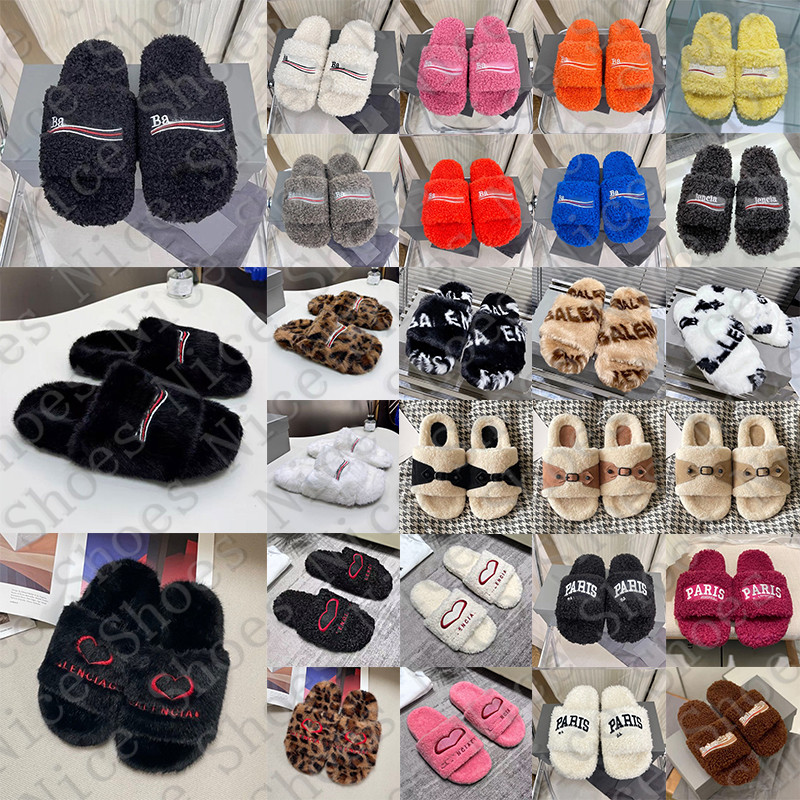 Designer sandals fur furry heels sandale Shoes slides sandal slippers for kitten mens womens sandles d h gate luxury platform sandalias sandalen