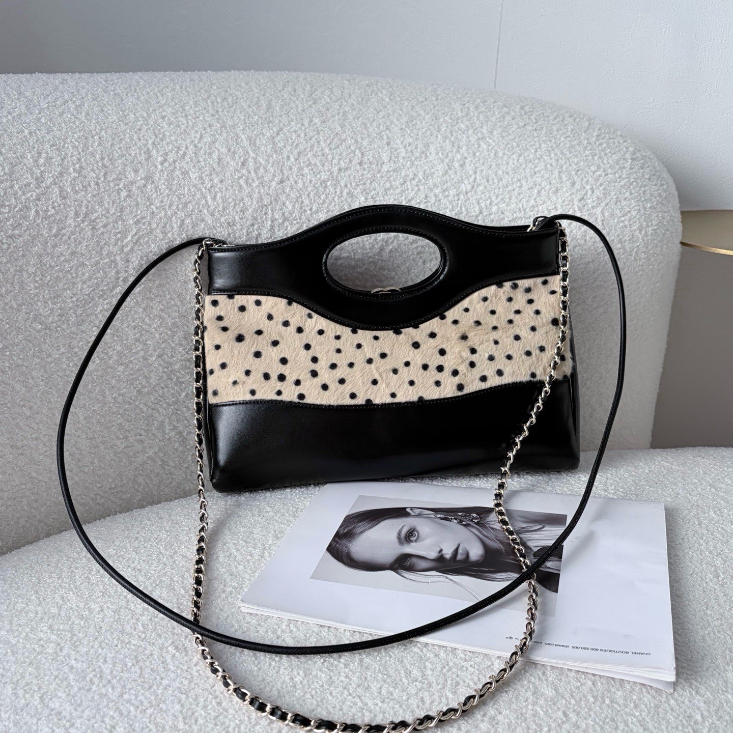 High Quality Designer Plush 25bag Mini Handbag Women Cheetah 31Bag Flap Bag Mini Luxury Dot Pattern Handbag Shoulder Tote Leopard Print Leather Bag