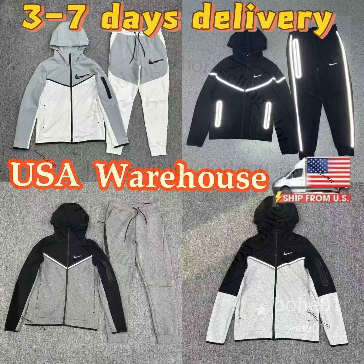 Outdoor Sports Suit Tech Fleece Mens Womens Noctalys Hoodies Tracksuits Jackets Tracksuit Full Zip Hooded Sweatshirt Loose Pants Man Sports Sui c8c