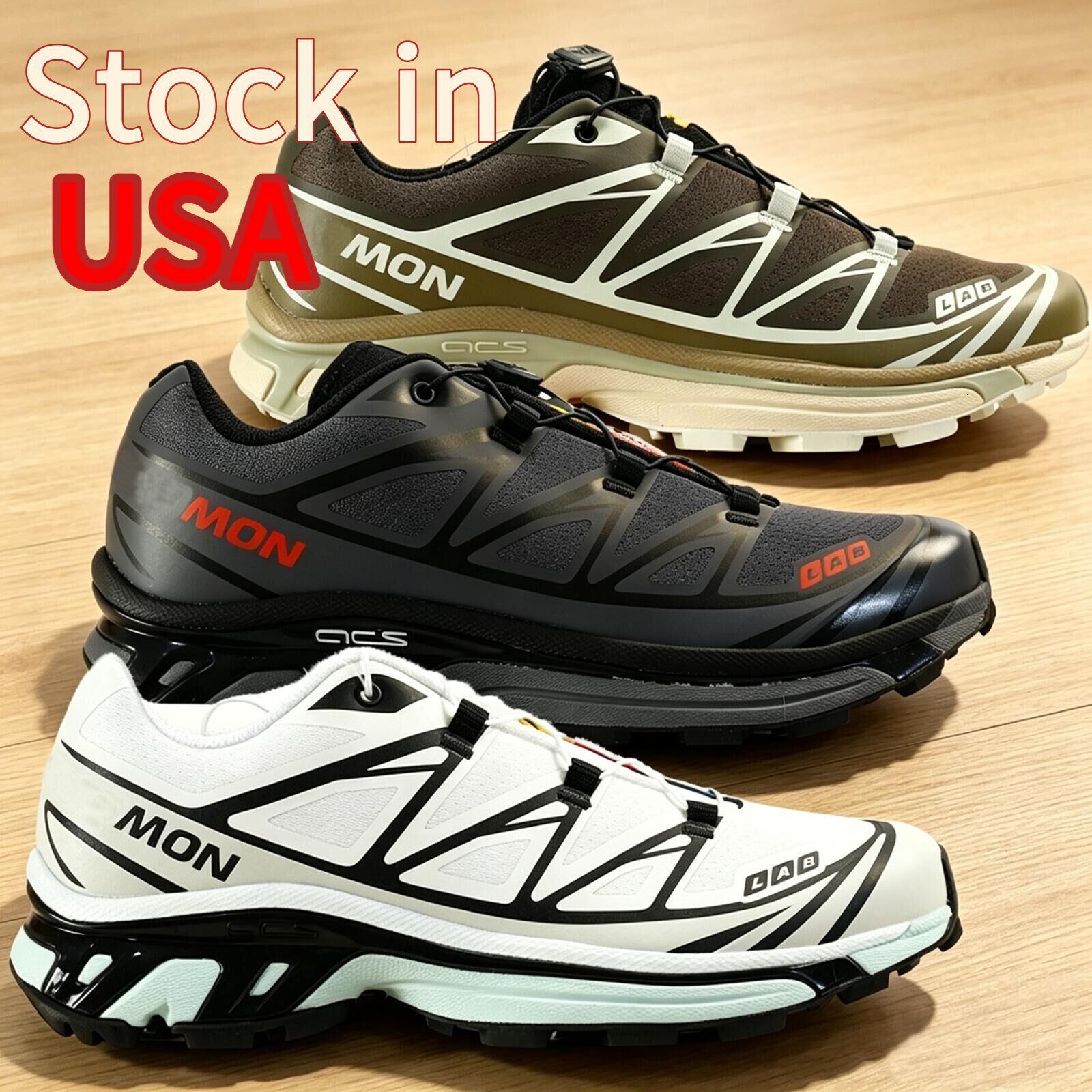 XT6 Sport Shoe Designer Gortex Running Shoes Designer XT 6 Pink Brown Green Ultra Lunar Triple Black Mens Trainers Womens Outdoor Sports Sneakers Si