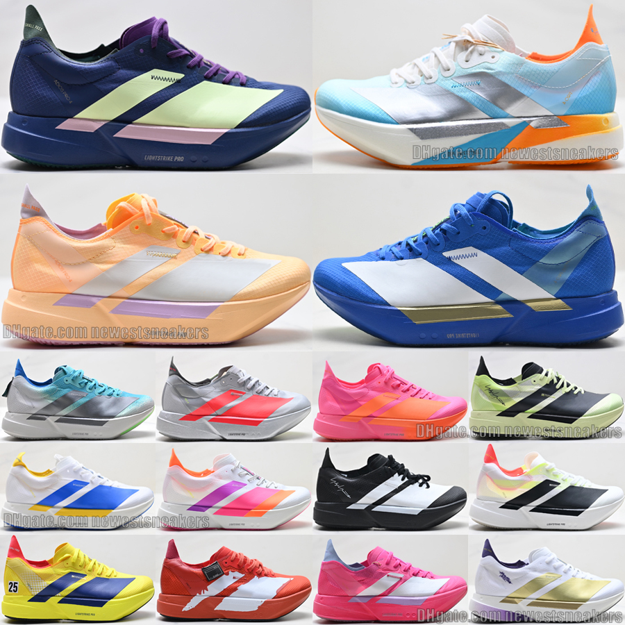 Top Addzero Adio Pro 4 Men Women Running Shoes 4s SL Designer Trainers Blue White Lime Burst Royal Blue Shock Pink Better Scarlet Outdoor Sneakers S