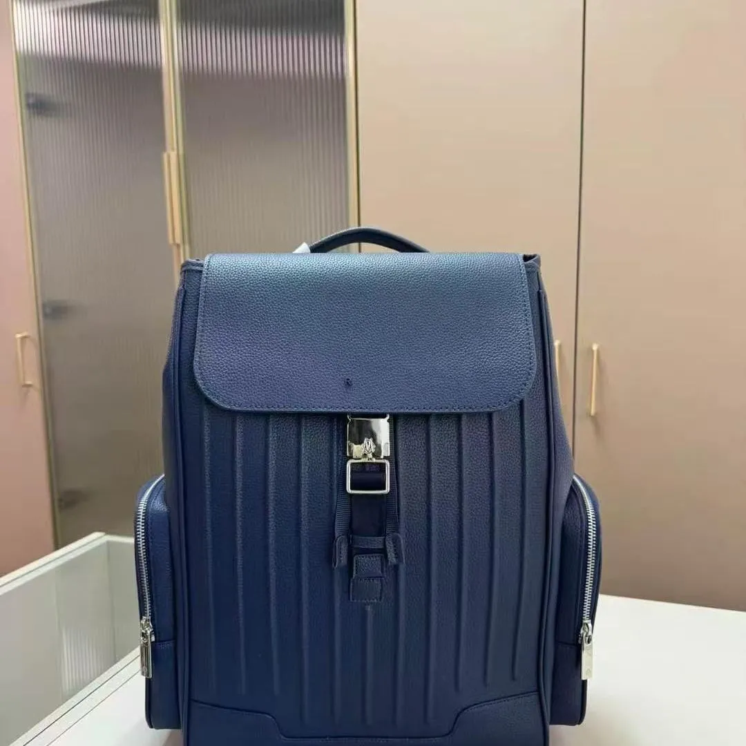 26 Hot Sales R Brand Genuine Leather Canvas School/Commuting Backpack European/American Trendy Design