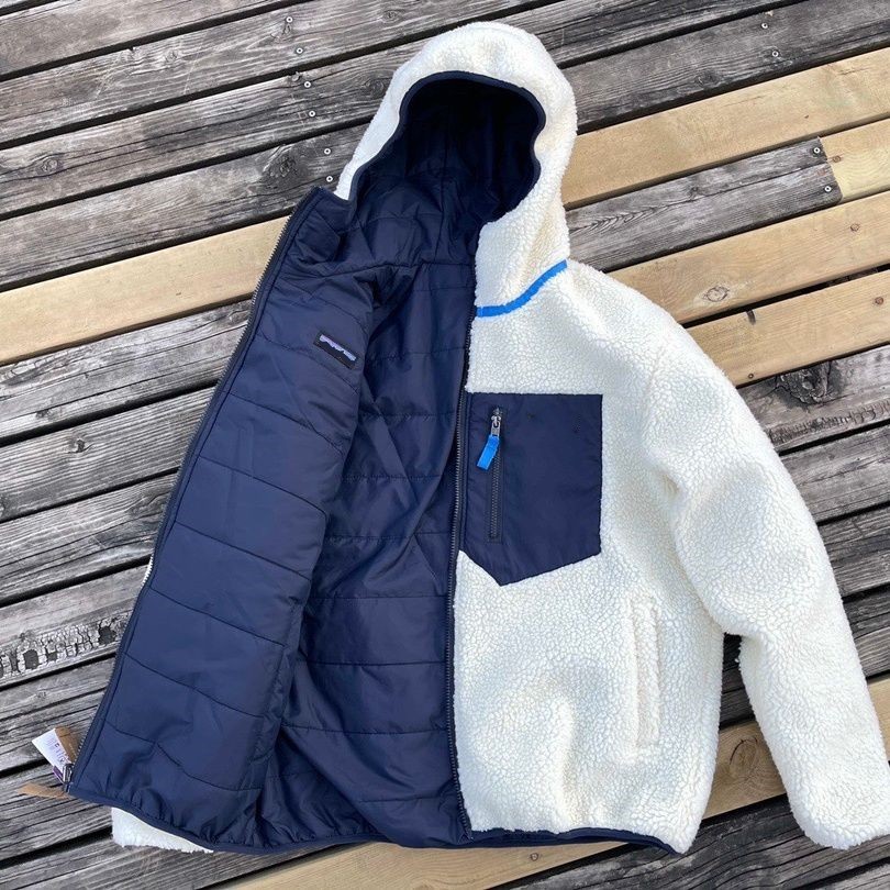 patagnialys Fleece jacket sweatshirts Thick Warm Down Classic Retro Autumn Winter Models Lamb Cashmere fleece coat Designer fleece jacket Mens Jacke