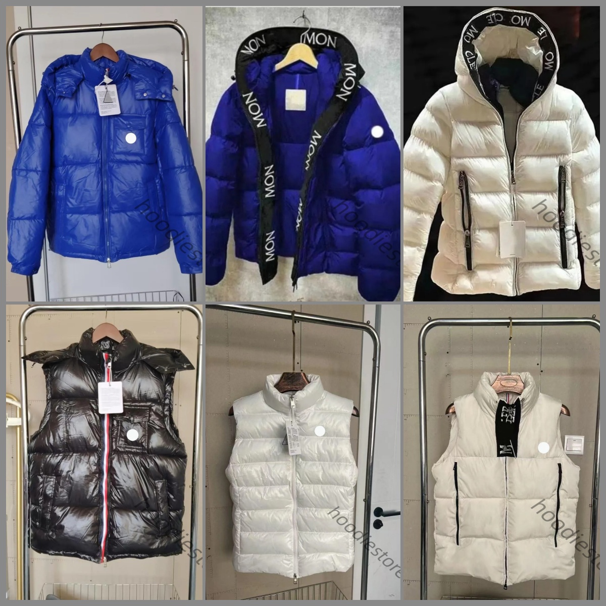 Glossy Nylon Hooded Puffer Jacket Men White Duck Down Winter Parka Waterproof Thick Warm Quilted Coat Size S-5XL