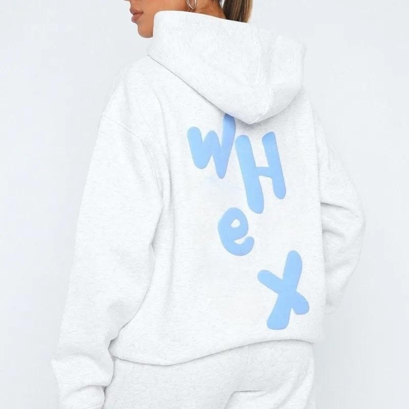 Whitefoxsets Hoodie Designer Women Whitees Foxs Tracksuits Two Pieces Sets Sweatsuit Autumn Female Hoodies Classic Pants With Ladies Loose Jumpers 5