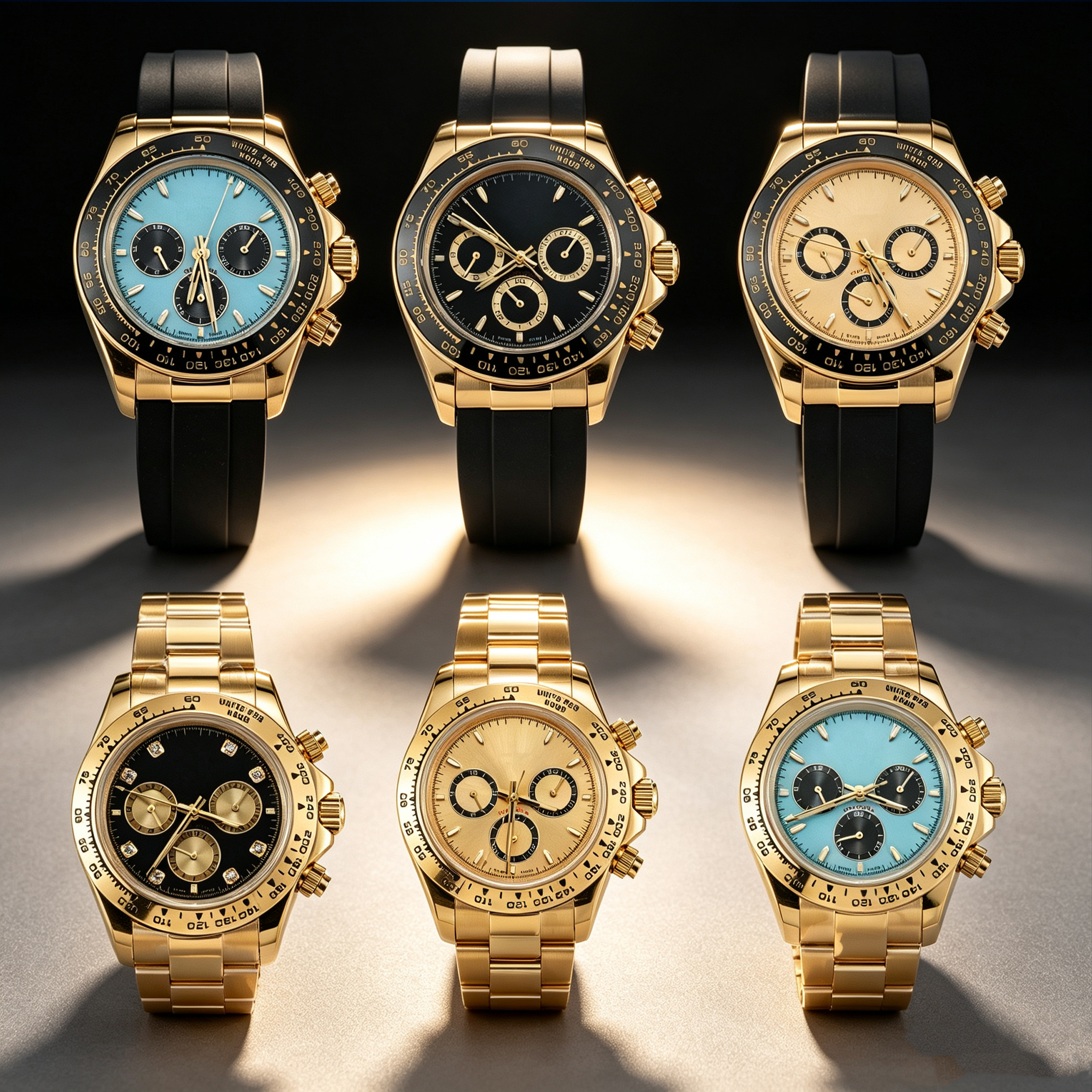 Montre pour hommes montre à mouvement automatique entièrement en acier inoxydable verre saphir Designer Wathes Casual hommes montre chronographe