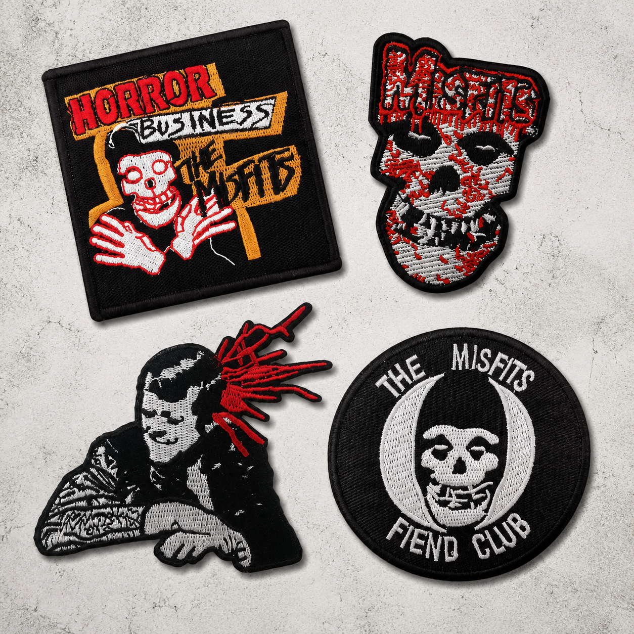 European and American street fashion trend music rock punk band ironing embroidery patch DIY personality badge