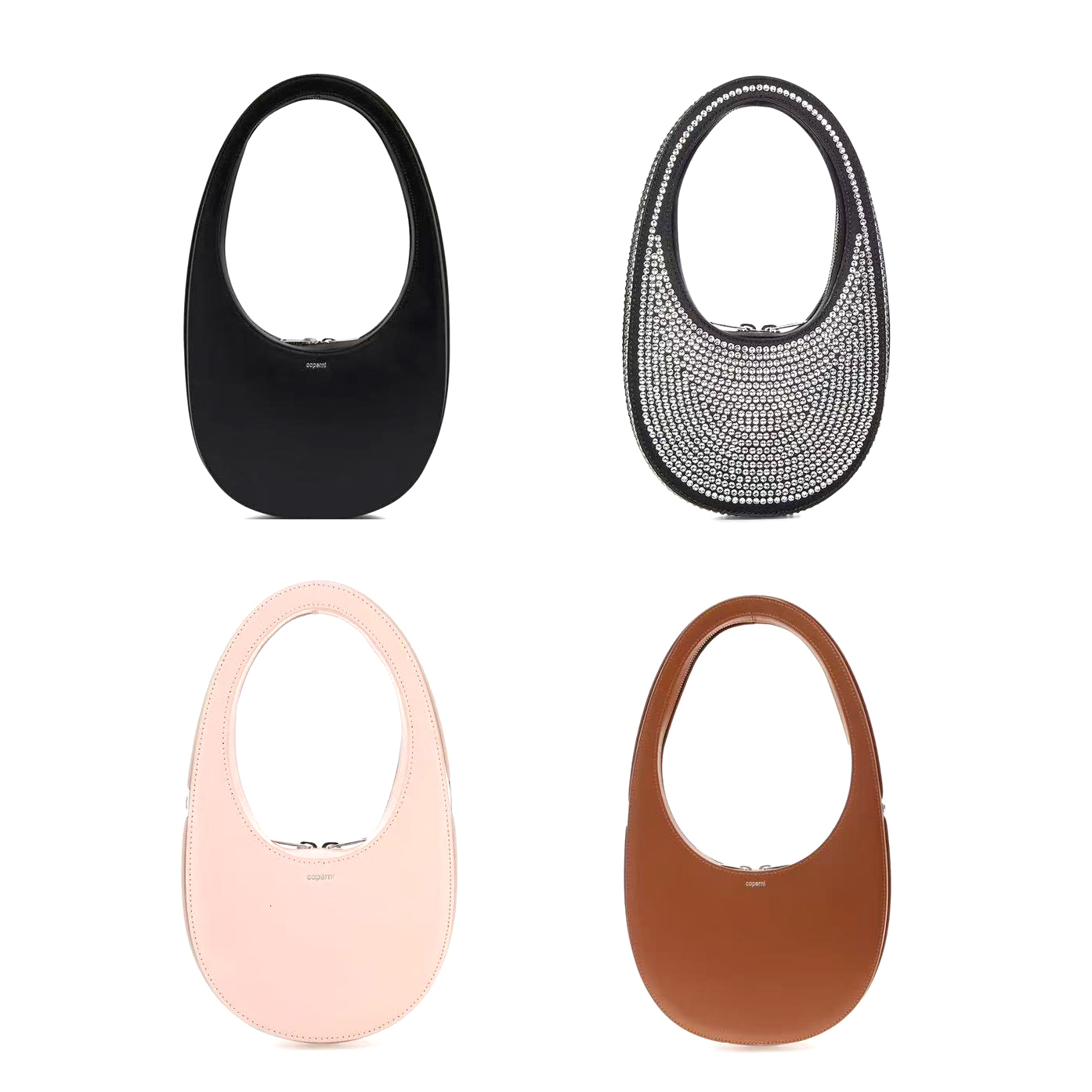 women city vacation travel tote New Shoulder Bag Coperni snakeskin Clutch Bags luxurys rhinestone hand bag Leather Designer crossbody Zipper handbag