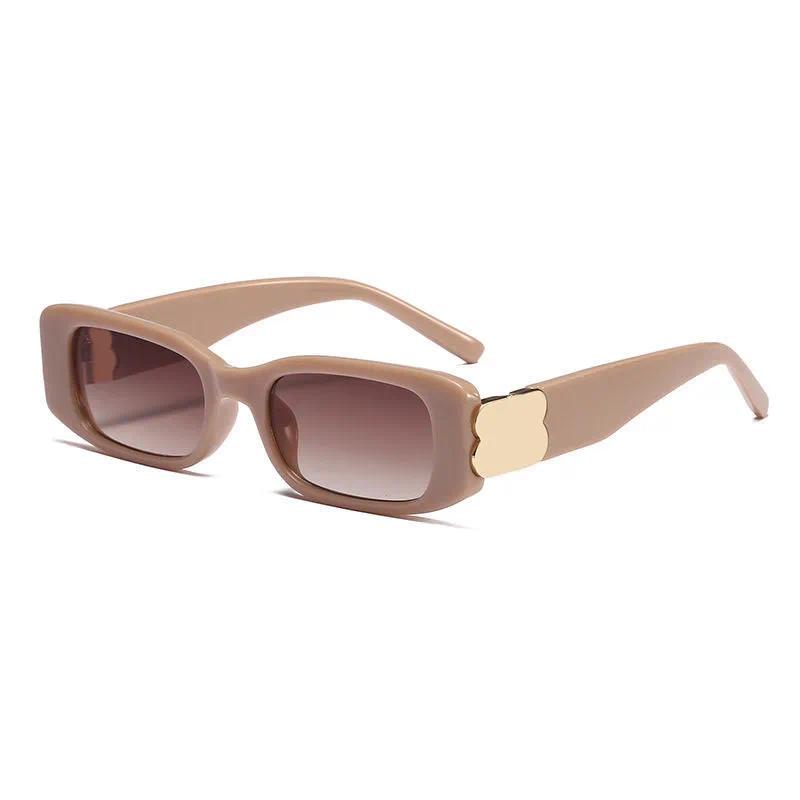 Designer sunglasses square luxury glasses black acetate frame lunette de soleil fashion retro gold plated letter polarized uv protection mens sun