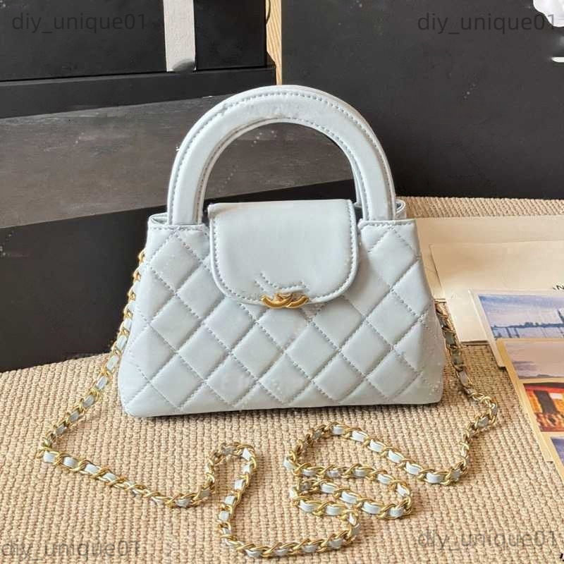 TOP Designer Mini Bag Lambskin Leather Tote Handbag Lady Shoulder Bag oil wax leather Kel Handle Mini Crossbody Bag patent leather Luxury Leather Ha