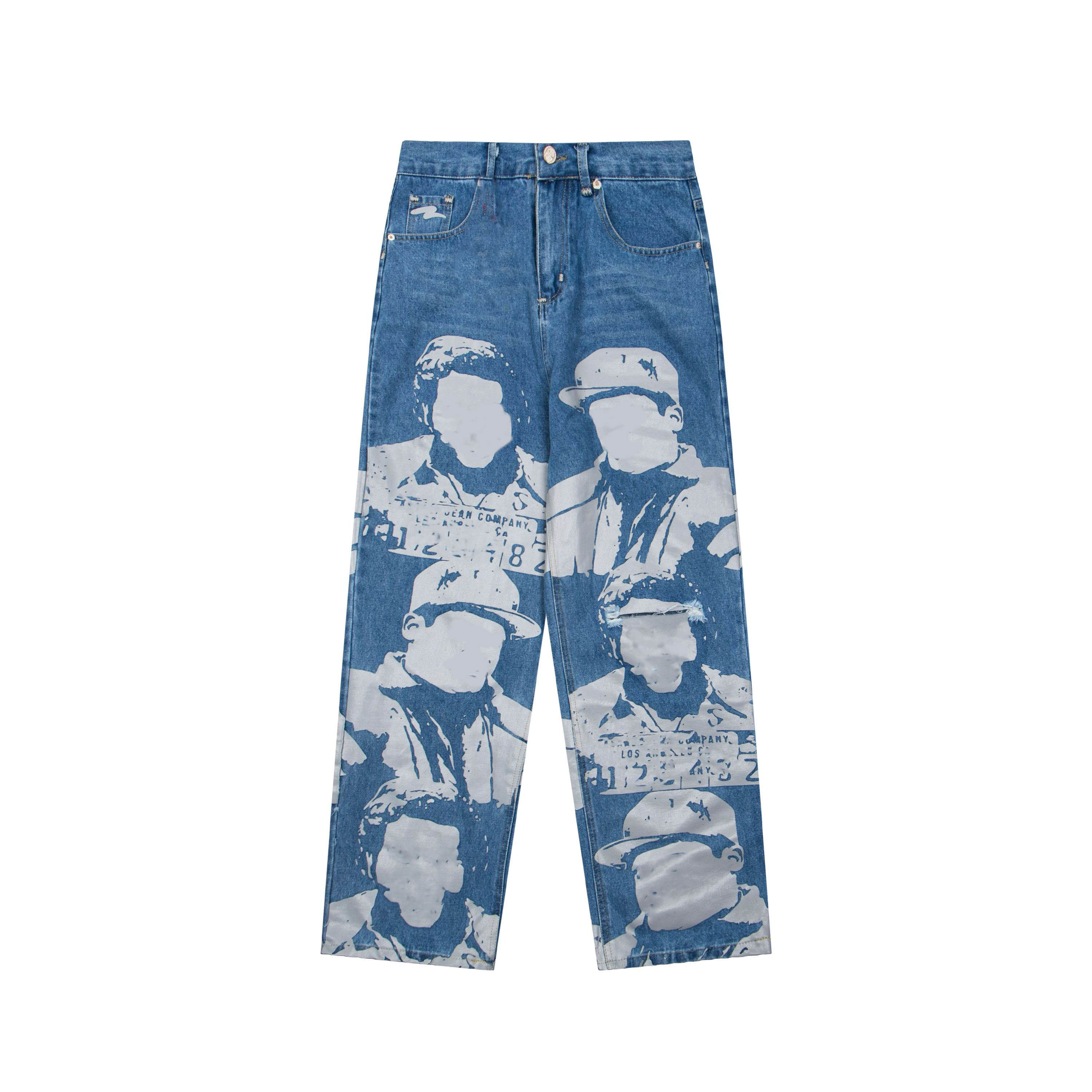 cough sryup jeans men designer trendy ins-style jeans shorts summer casual fashion versatile sports cough sryup shorts thats a awful lot of caugh sy