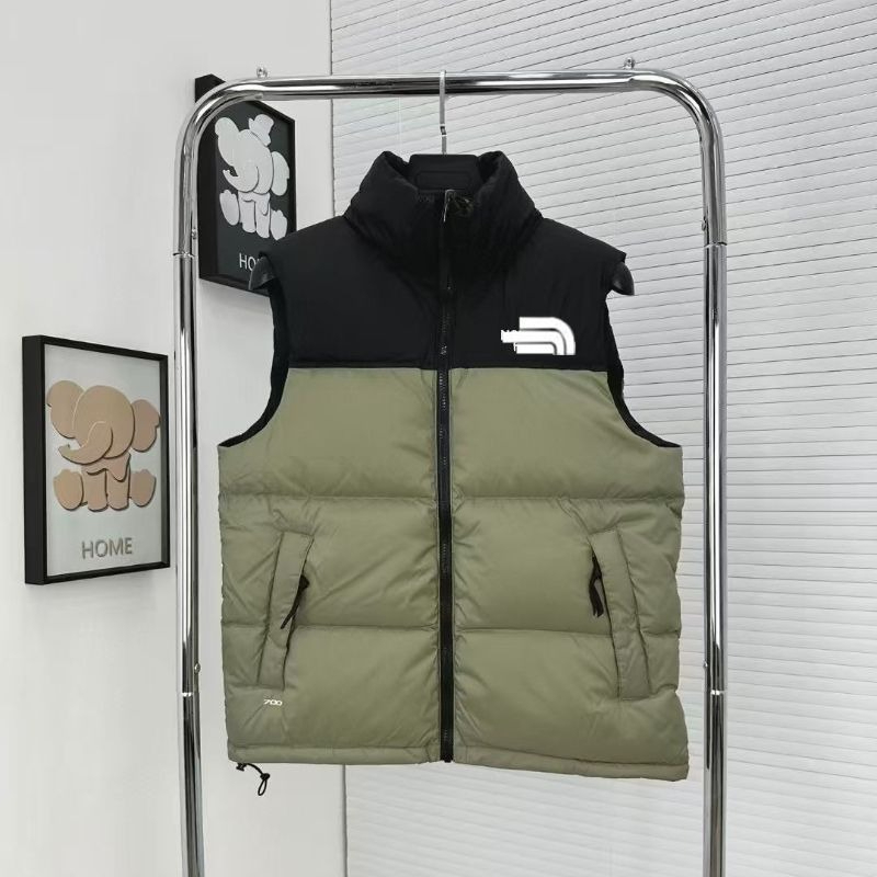 Northd Face 700 Caot Mens Vest Designer Gilet NF Code Scan Unisex Couple Bodywarmer Womens Jacket Sleeveless Outdoor Warm Thick Outwear Clothing Gil