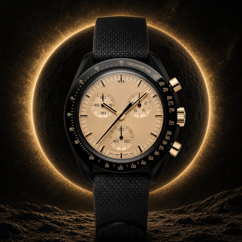 Bioceramic Planet New 1969 42mm mens watch Quartz Movement moonswatche Couple Models Suitable for Outdoor Activities and Daily Commute