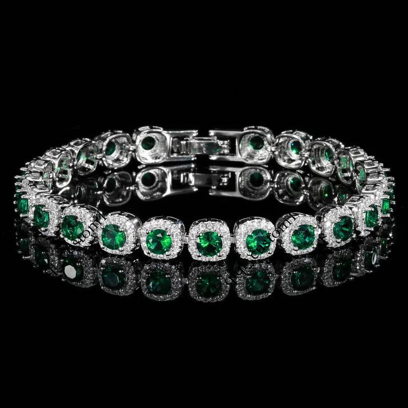 tennis Full Diamond Bracelet Retro fashion personality designer bracelet women bracelets armband luxury jewelry bangle braclet