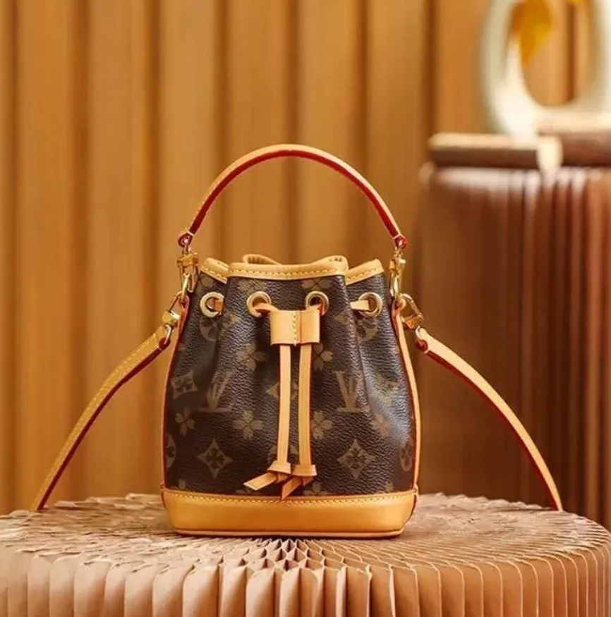 Luxury Designer bag 2026 Trends Nano neonoe Crossbody Shoulder Bag Women Mini drawstring bucket bags Luxury vintage classic Handbag Bags Tote Bag Fa