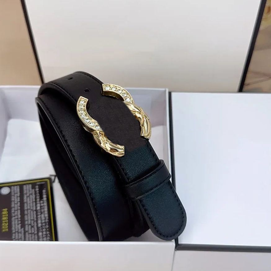 Luxury Designer belt designer high quality top brand Belts Cowgirl Fashionable Women Garter Wrap Metal Buckle Leisure Black 2026 new trend casual